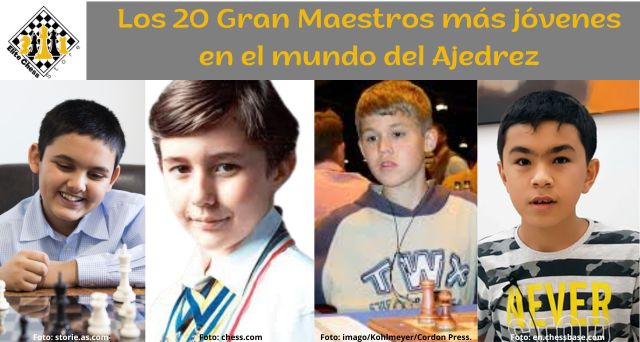 Los 20 Gran Maestros más jóvenes en el mundo del ajedrez